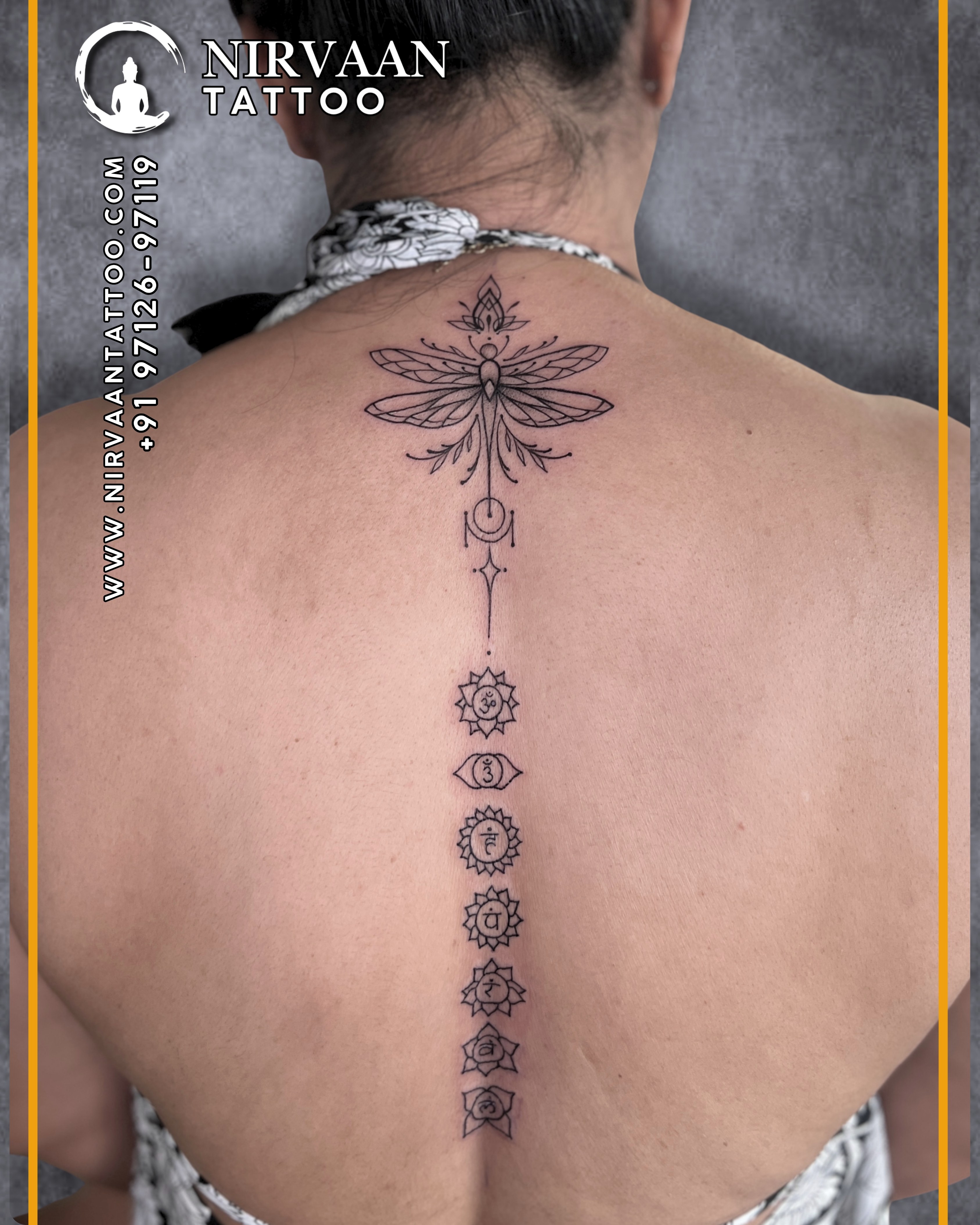 Seven Chakra Tattoo Design Goa