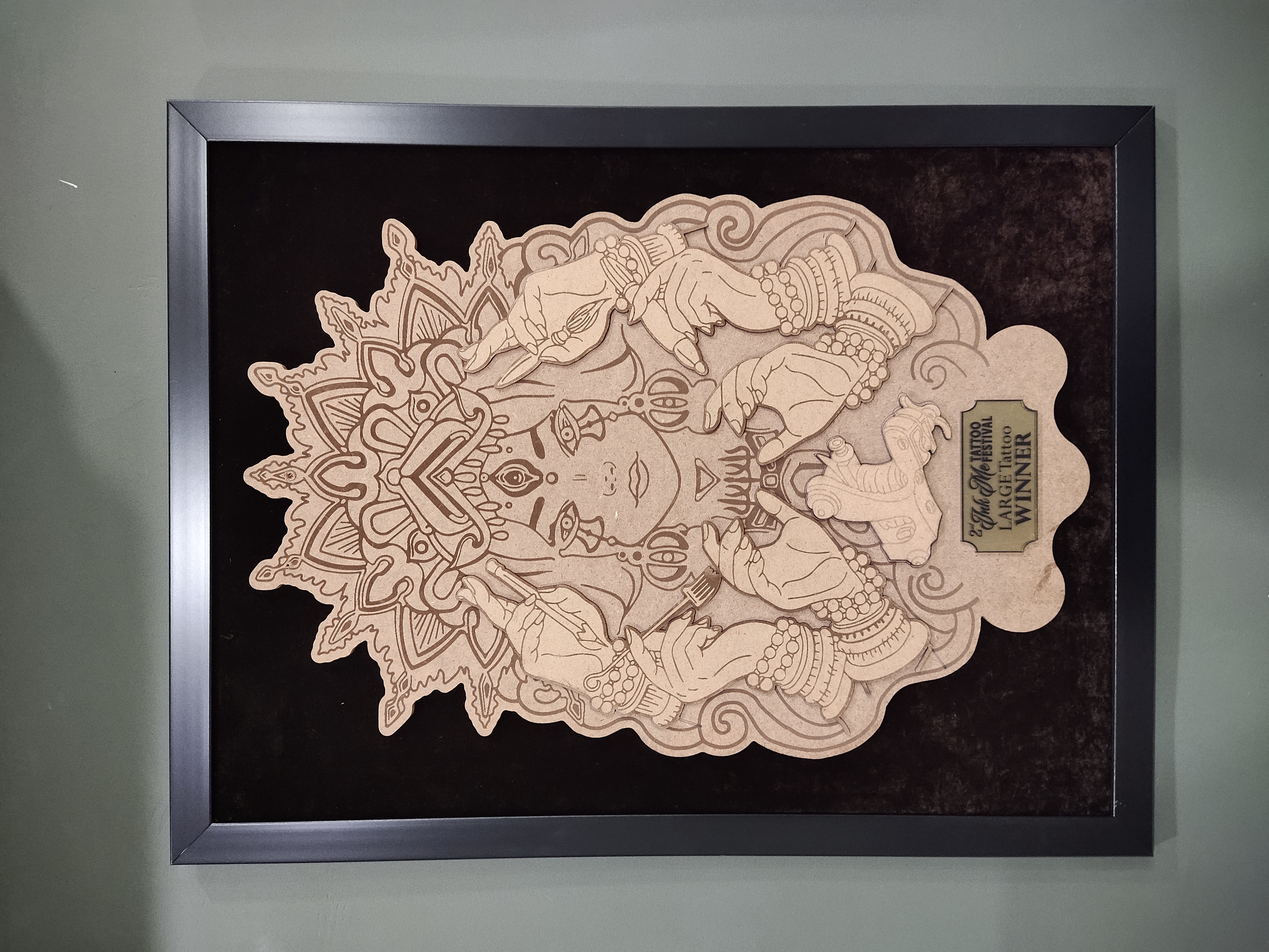 Big Black & Gray Tattoo Winner Vikas Hadiya