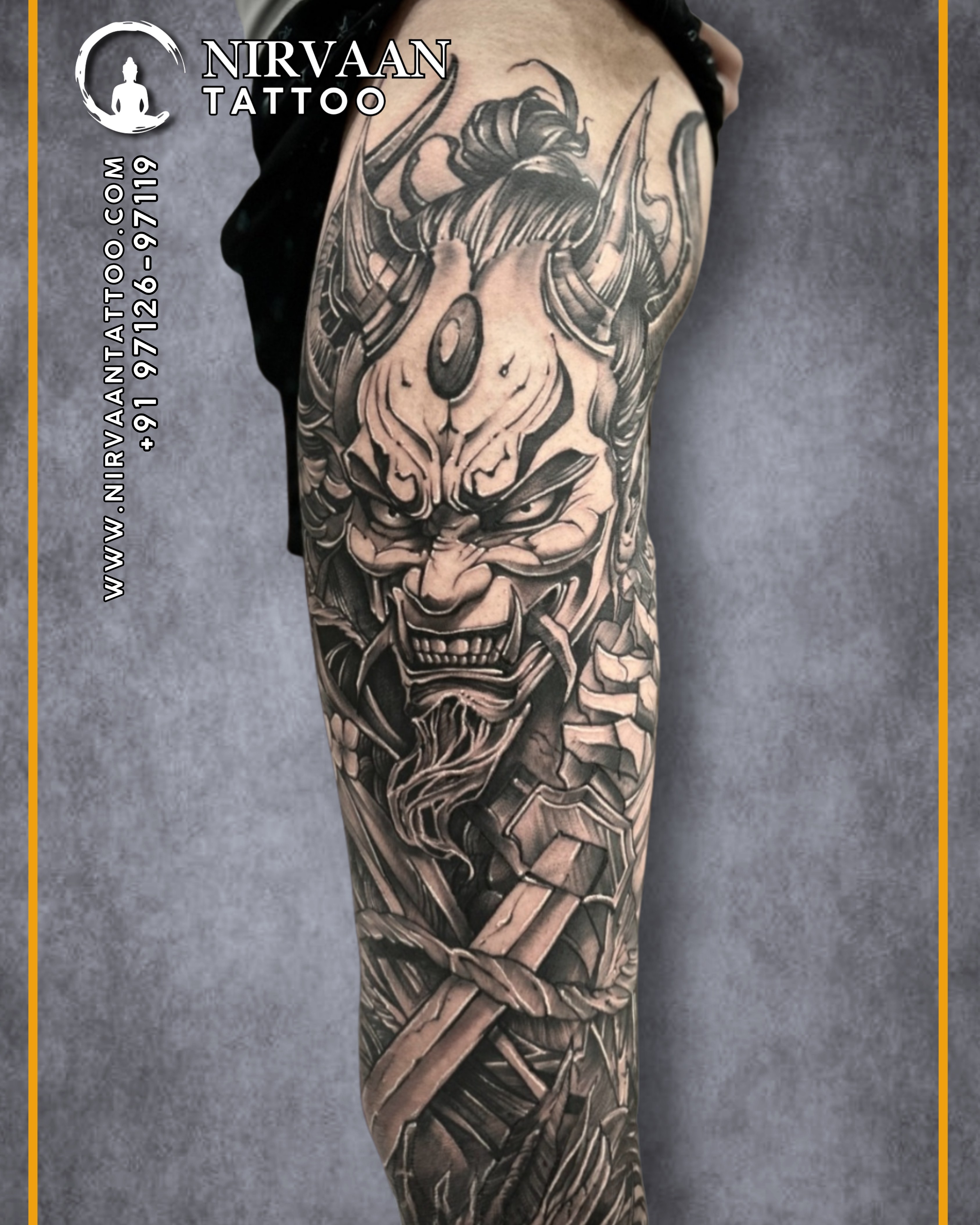 Hannya mask Japanese Tattoo
